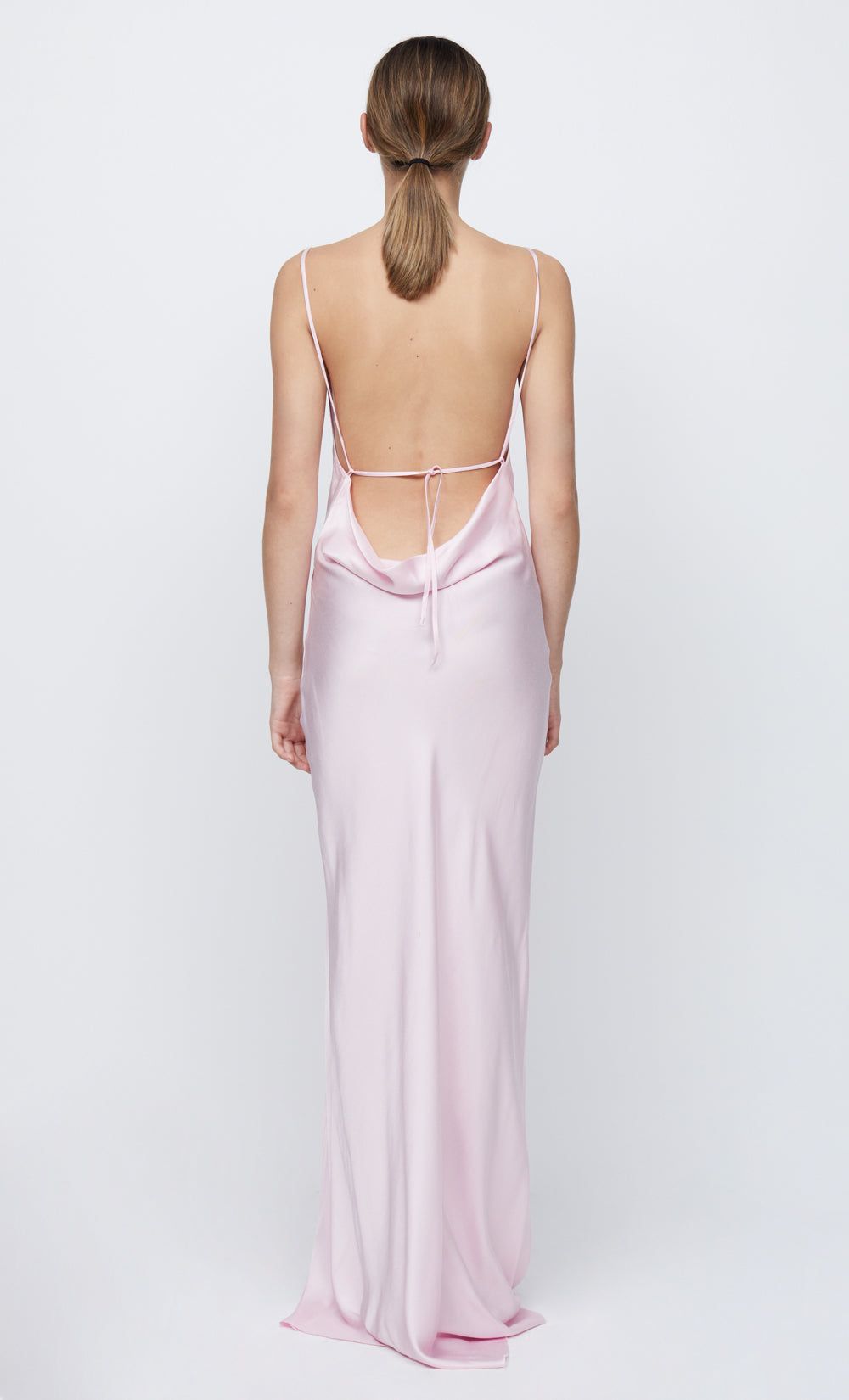 JOELLE SPLIT MAXI DRESS - QUARTZ PINK sold by bec + bridge product image thumbnail 2