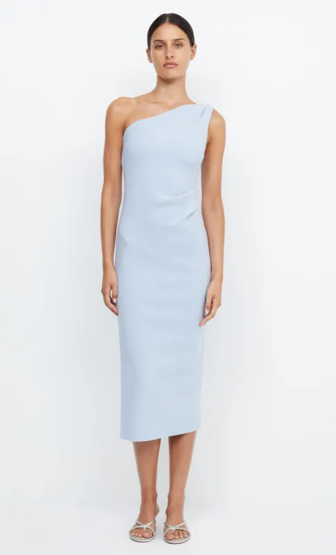 BE MINE ASYM DRESS - DUSTY BLUE sold by bec + bridge