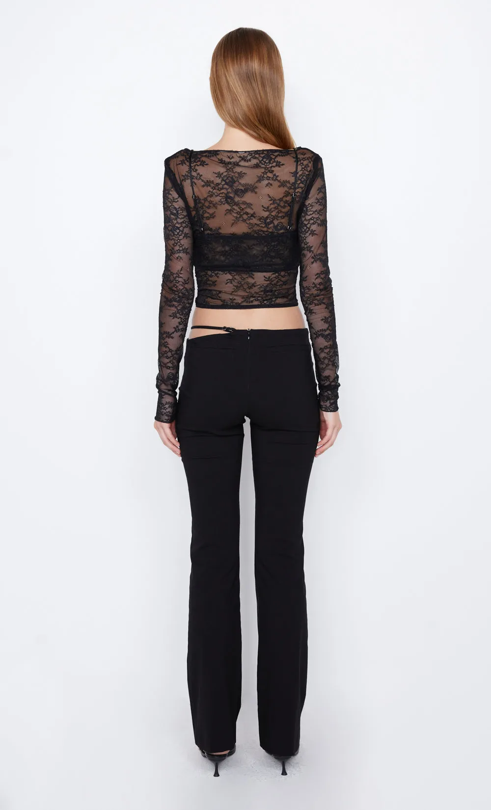 AMORAS LONG SLEEVE TOP - BLACK sold by bec + bridge product image thumbnail 2