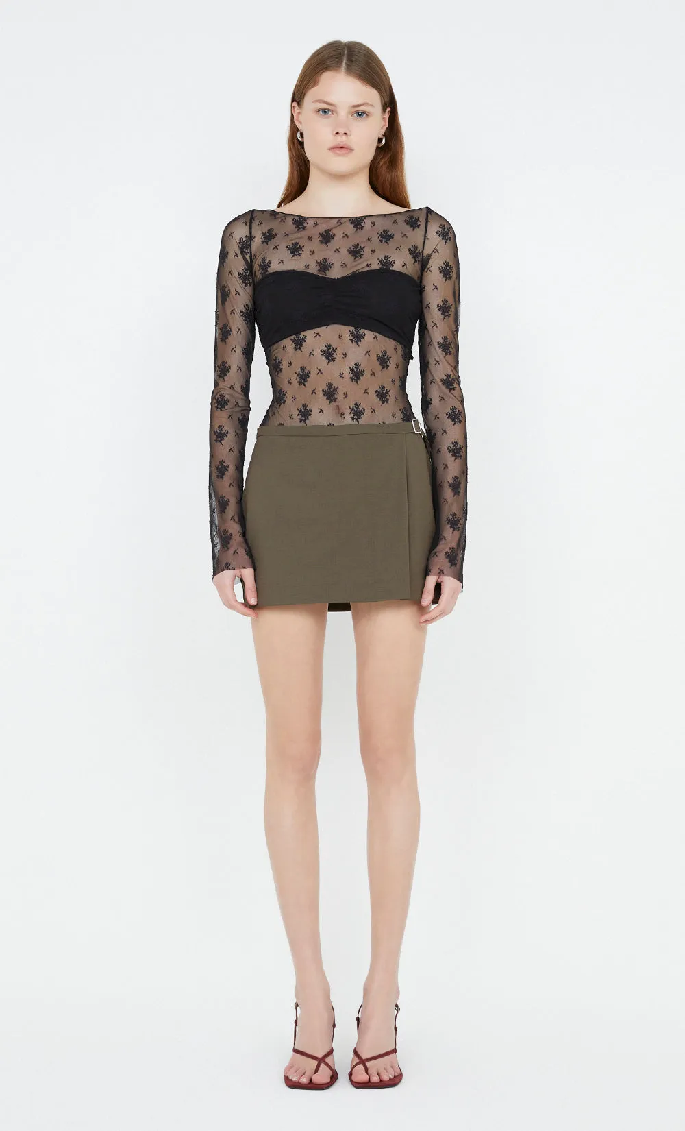 TERI SKORT - OLIVE sold by bec + bridge product image thumbnail 4