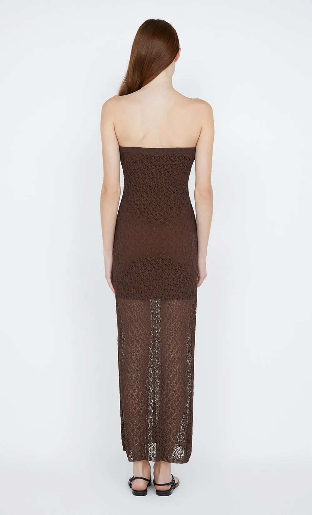 AURORA STRAPLESS DRESS - CHOC sold by bec + bridge product image thumbnail 2