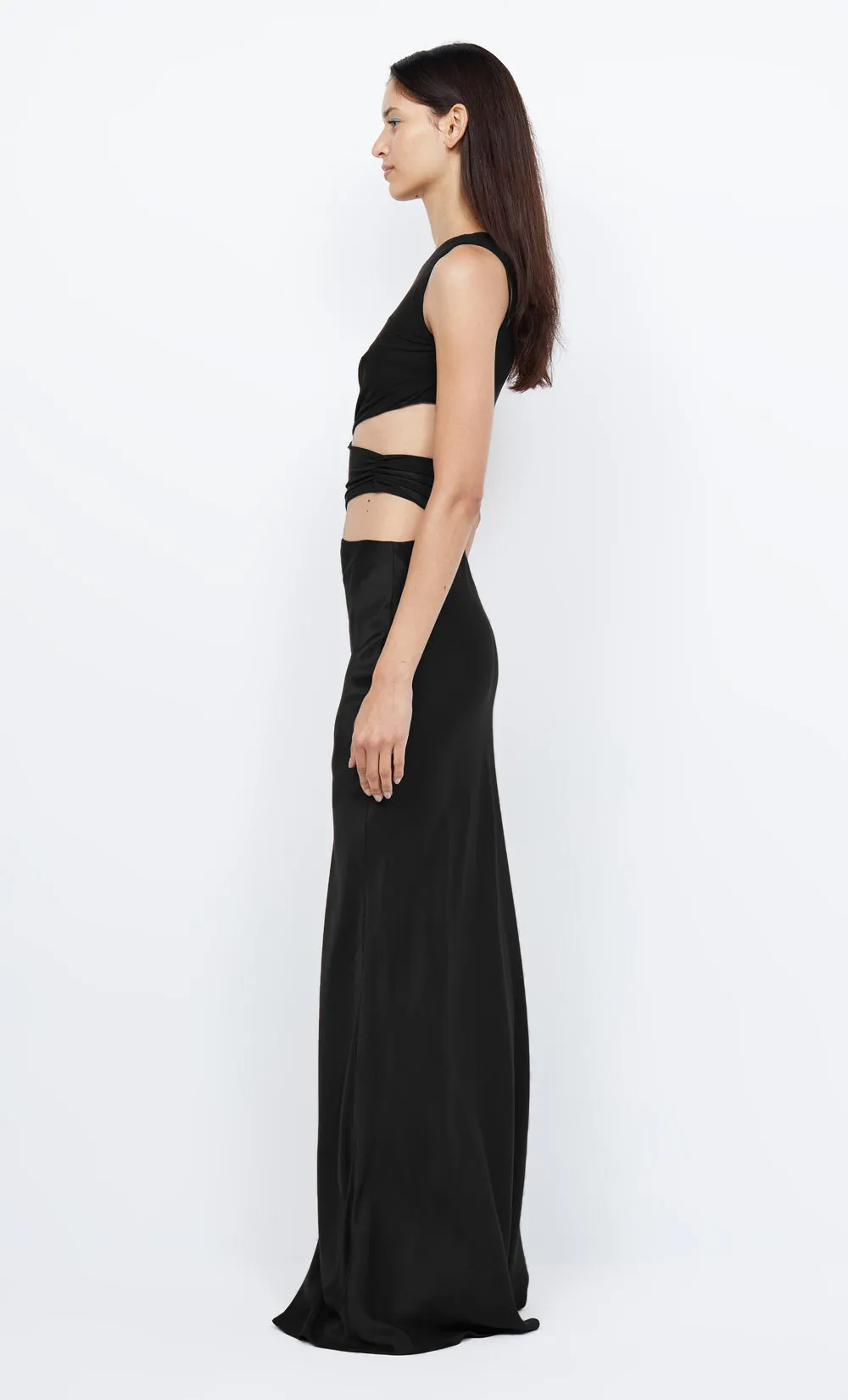 WHORL ASYM DRESS - BLACK sold by bec + bridge product image thumbnail 4