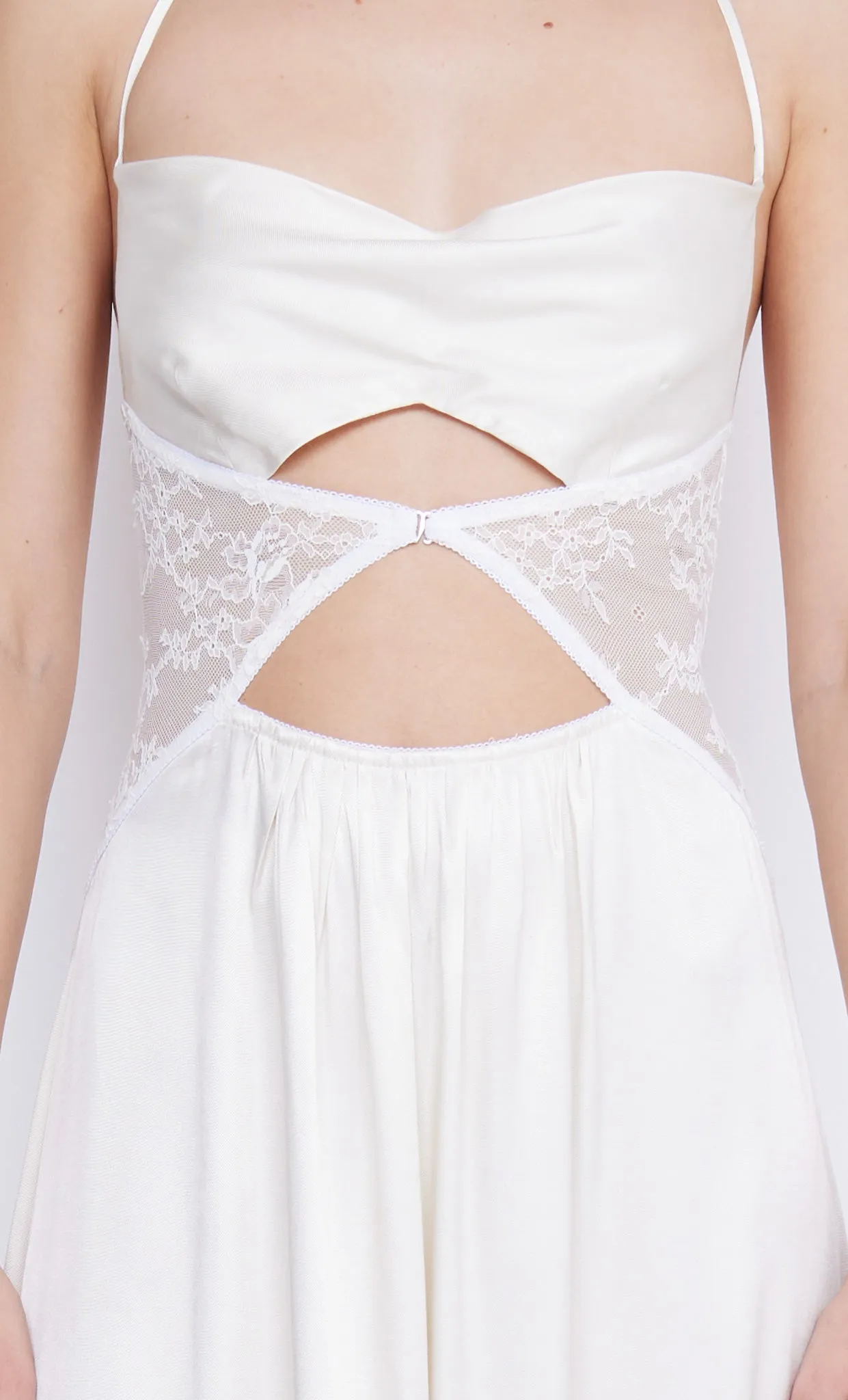 SANTAL HALTER MAXI DRESS - IVORY sold by bec + bridge product image thumbnail 5