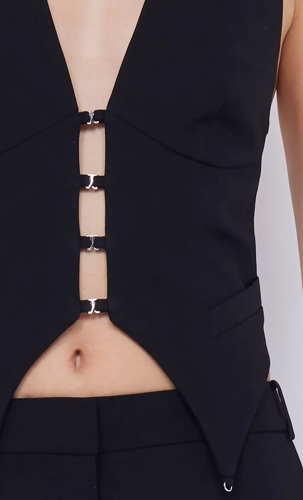 WILDER HALTER TOP - BLACK sold by bec + bridge product image thumbnail 5