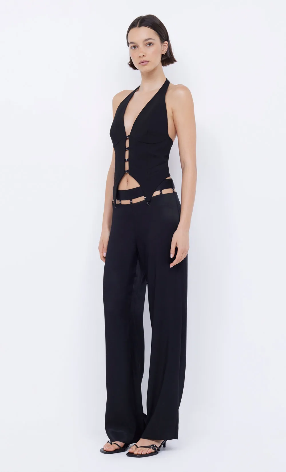 WILDER HALTER TOP - BLACK sold by bec + bridge product image thumbnail 4