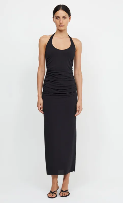 MYLA HALTER MAXI DRESS - BLACK sold by bec + bridge