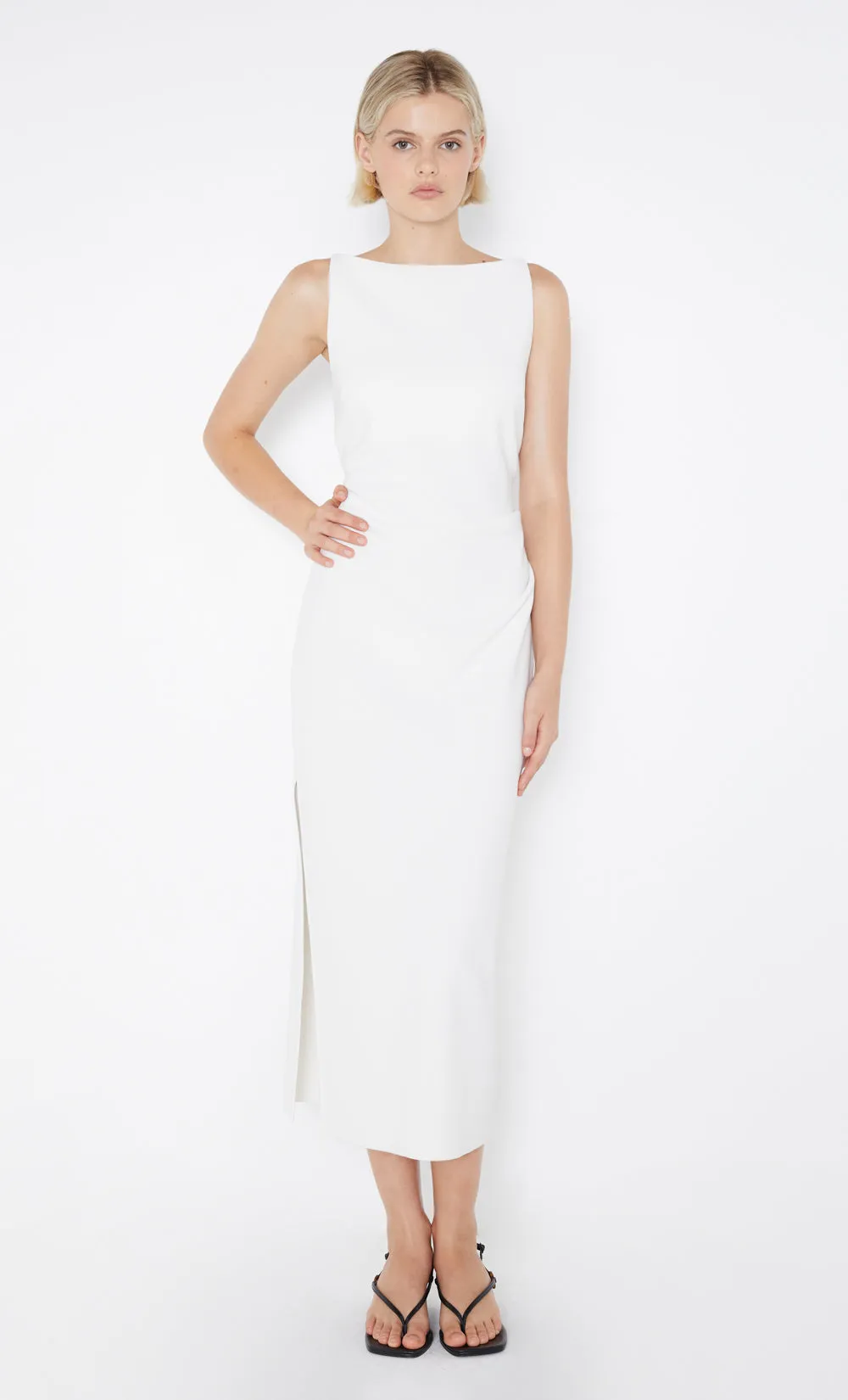 BE MINE TUCK DRESS - IVORY sold by bec + bridge