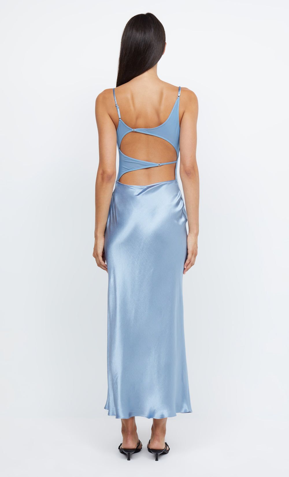MARGOT SPLIT MIDI DRESS - POWDER BLUE sold by bec + bridge product image thumbnail 2