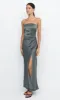THE DREAMER STRAPLESS DRESS - DARK WILLOW sold by bec + bridge