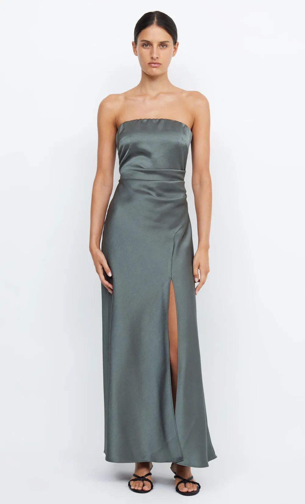 THE DREAMER STRAPLESS DRESS - DARK WILLOW sold by bec + bridge