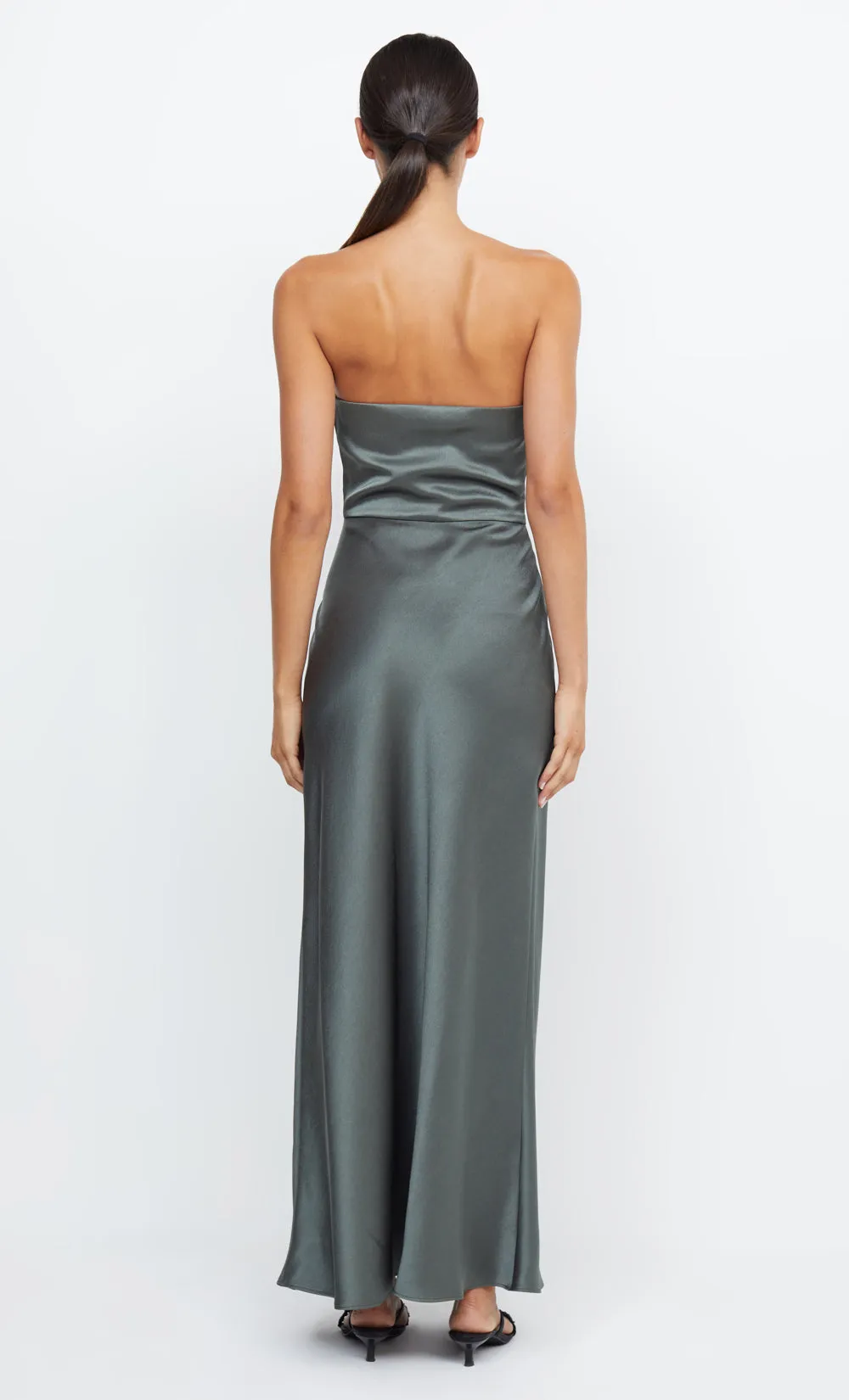 THE DREAMER STRAPLESS DRESS - DARK WILLOW sold by bec + bridge product image thumbnail 2