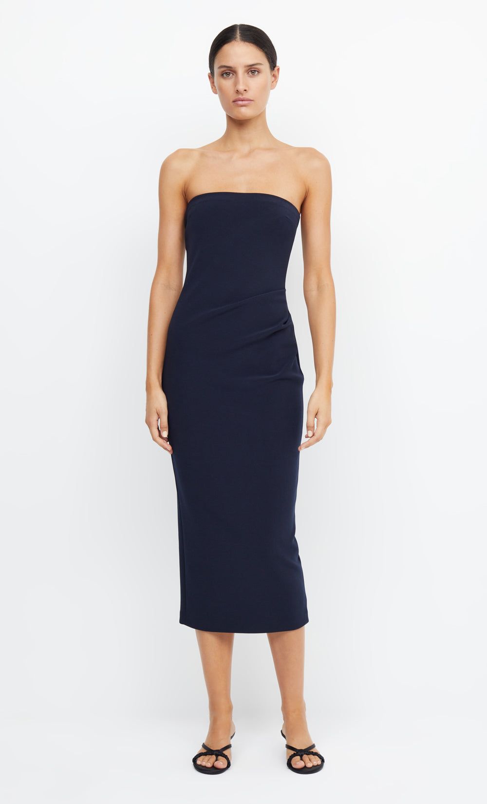 BE MINE STRAPLESS MIDI DRESS - INK sold by bec + bridge product image thumbnail 2