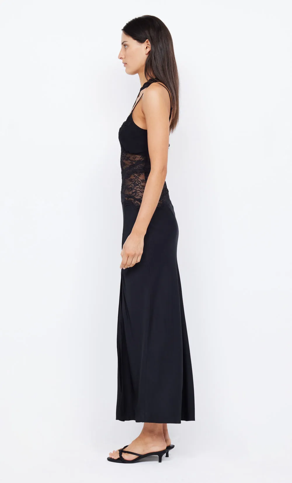 RIA ASYM MAXI DRESS - BLACK sold by bec + bridge product image thumbnail 5