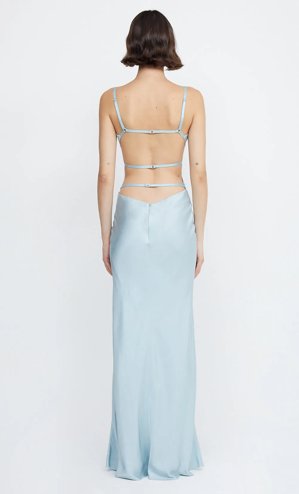 DIAMOND DAYS STRAP MAXI DRESS - CLOUD BLUE sold by bec + bridge product image thumbnail 5