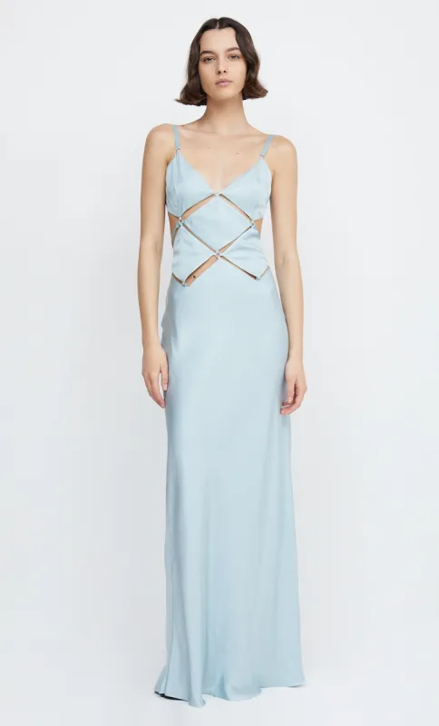 DIAMOND DAYS STRAP MAXI DRESS - CLOUD BLUE sold by bec + bridge