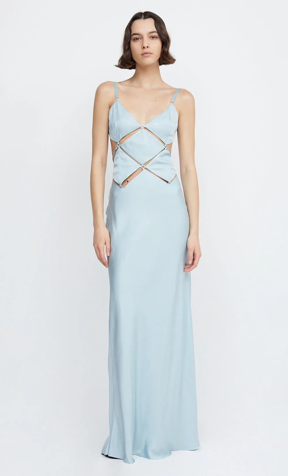 DIAMOND DAYS STRAP MAXI DRESS - CLOUD BLUE sold by bec + bridge