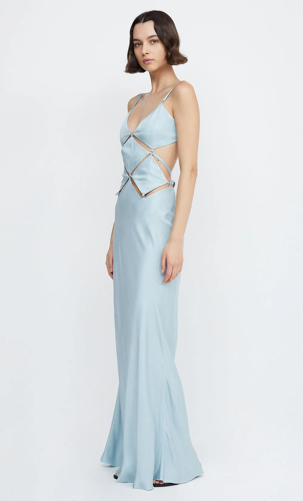 DIAMOND DAYS STRAP MAXI DRESS - CLOUD BLUE sold by bec + bridge product image thumbnail 3