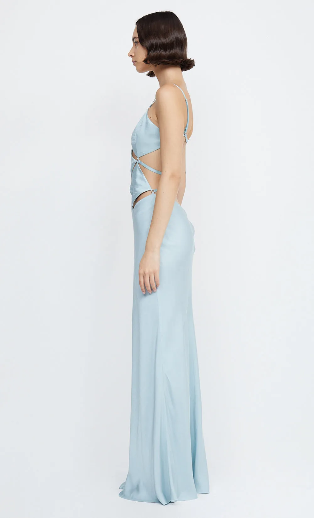 DIAMOND DAYS STRAP MAXI DRESS - CLOUD BLUE sold by bec + bridge product image thumbnail 4