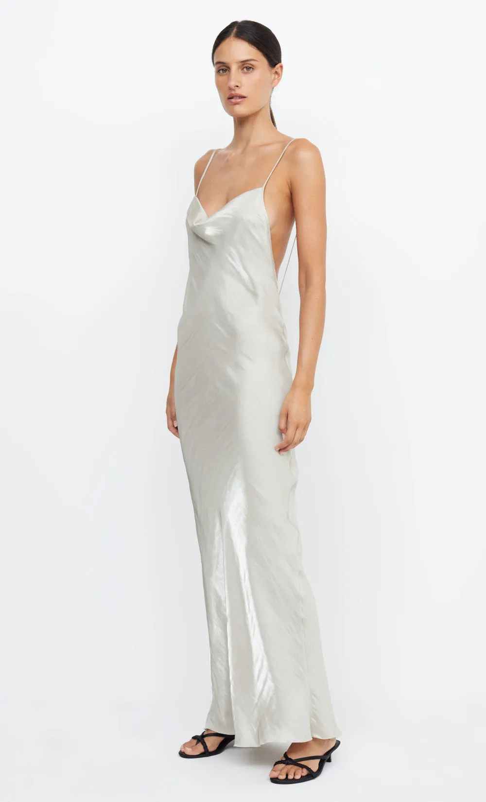 INDRA MAXI DRESS - CHAMPAGNE sold by bec + bridge product image thumbnail 3