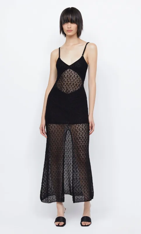 BREEZE BACKLESS KNIT MAXI - BLACK sold by bec + bridge