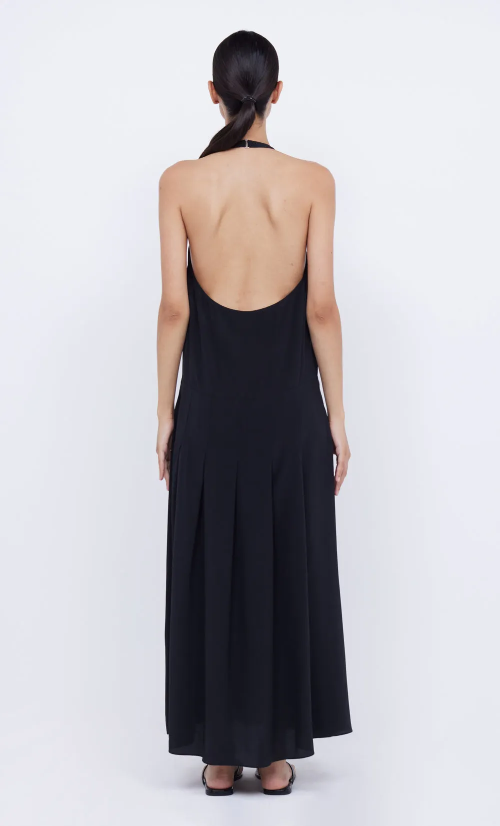 PIPER HALTER MAXI DRESS - BLACK sold by bec + bridge product image thumbnail 3