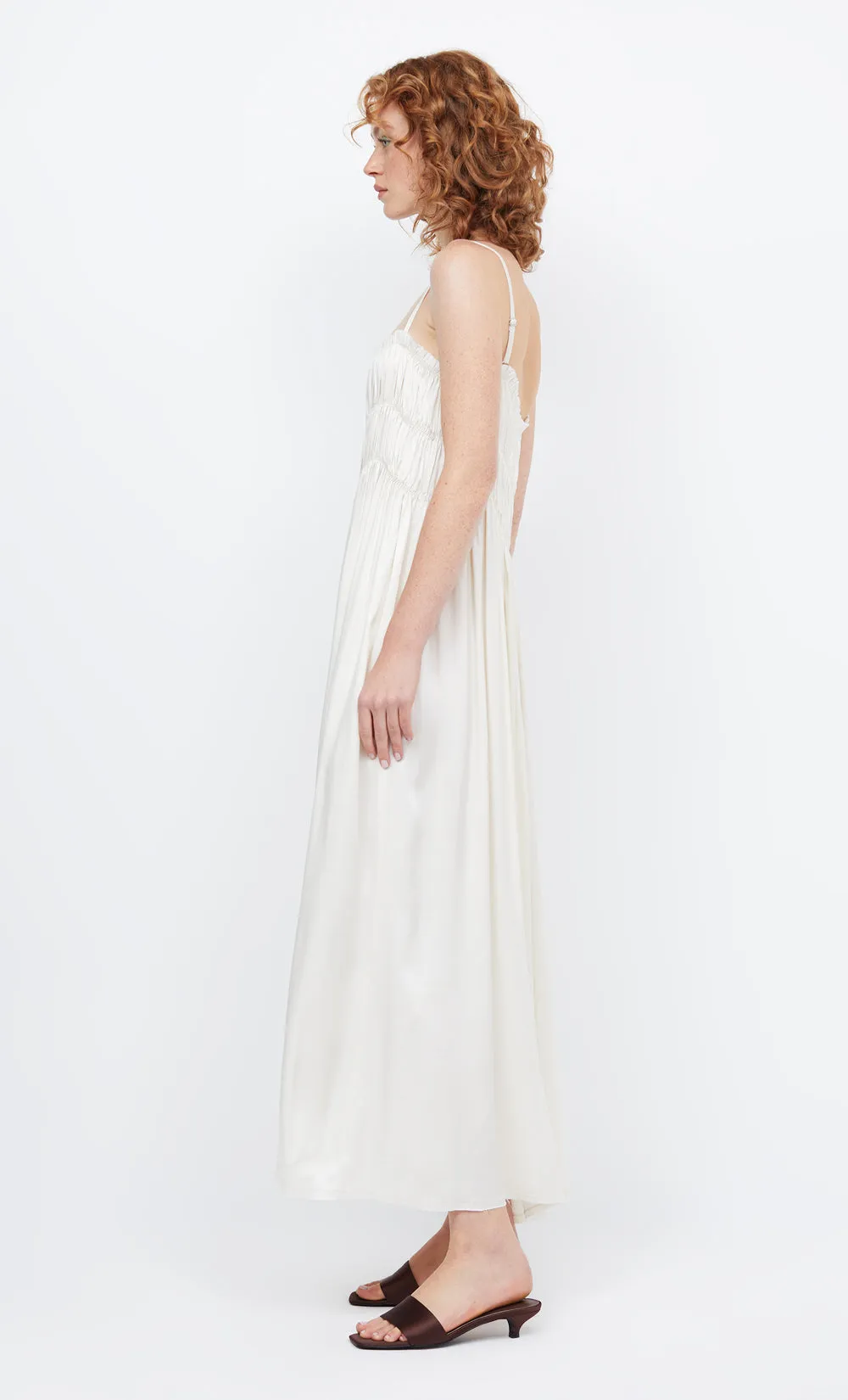 DALI MAXI SHIFT DRESS - IVORY sold by bec + bridge product image thumbnail 5