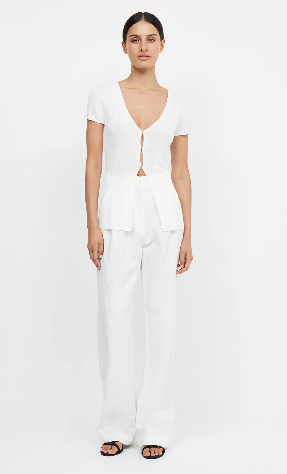 HARRIET PANT - IVORY sold by bec + bridge product image thumbnail 2