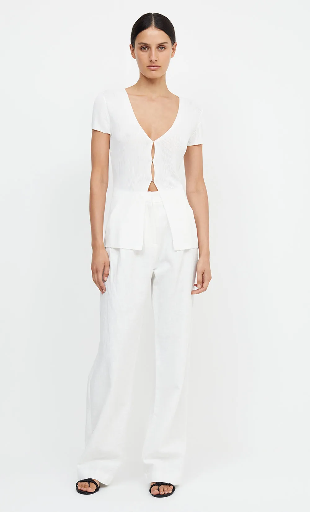 HARRIET PANT - IVORY sold by bec + bridge product image thumbnail 3