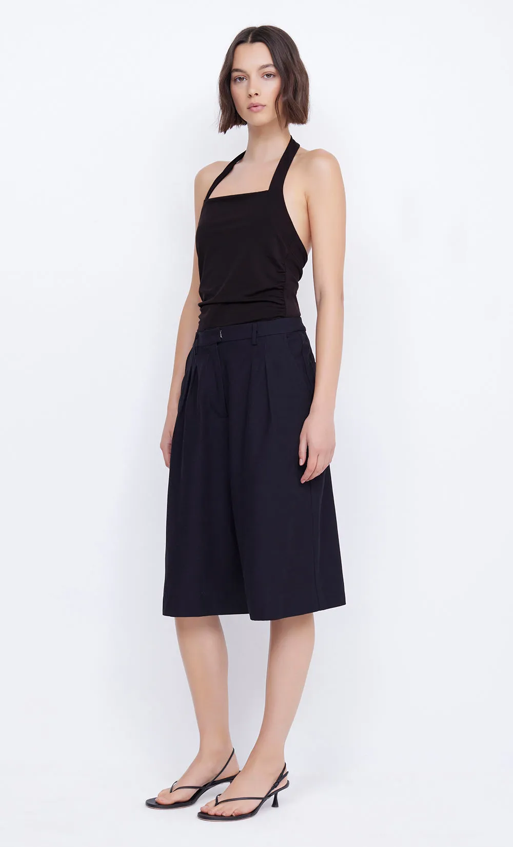 BLANCHE HALTER TOP - BLACK sold by bec + bridge product image thumbnail 3