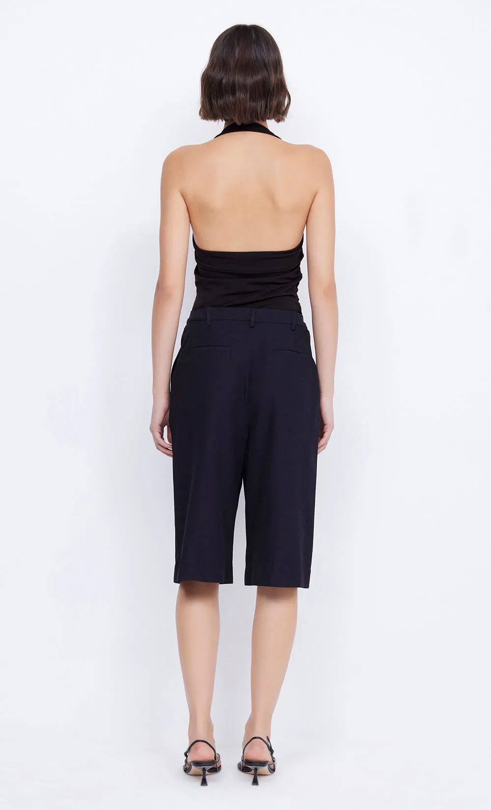 BLANCHE HALTER TOP - BLACK sold by bec + bridge product image thumbnail 2