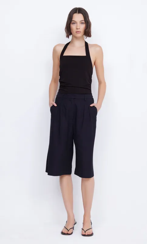 BLANCHE HALTER TOP - BLACK sold by bec + bridge