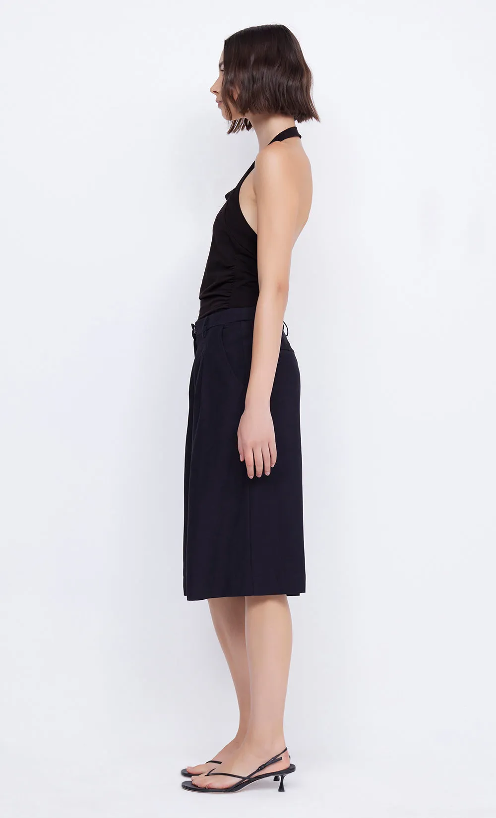 BLANCHE HALTER TOP - BLACK sold by bec + bridge product image thumbnail 4