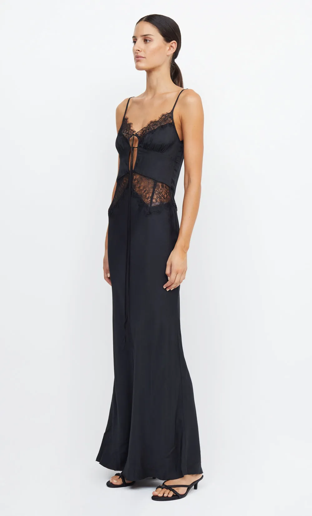 NICOLETTE MAXI DRESS - BLACK sold by bec + bridge product image thumbnail 3