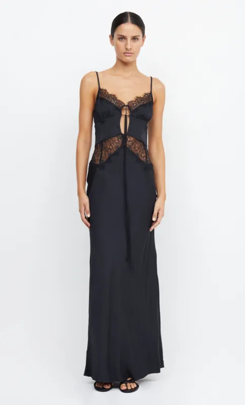 NICOLETTE MAXI DRESS - BLACK sold by bec + bridge