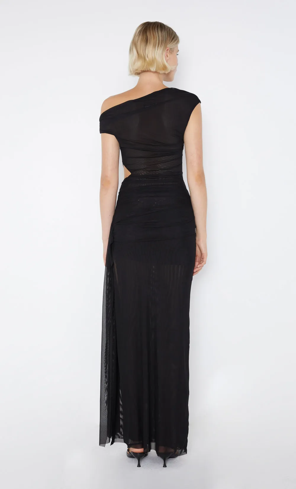 VICTORIA ASYM DRESS - BLACK sold by bec + bridge product image thumbnail 2