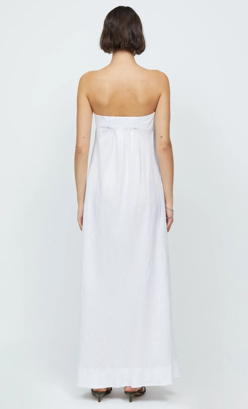 LARA STRAPLESS MAXI DRESS - IVORY sold by bec + bridge product image thumbnail 2