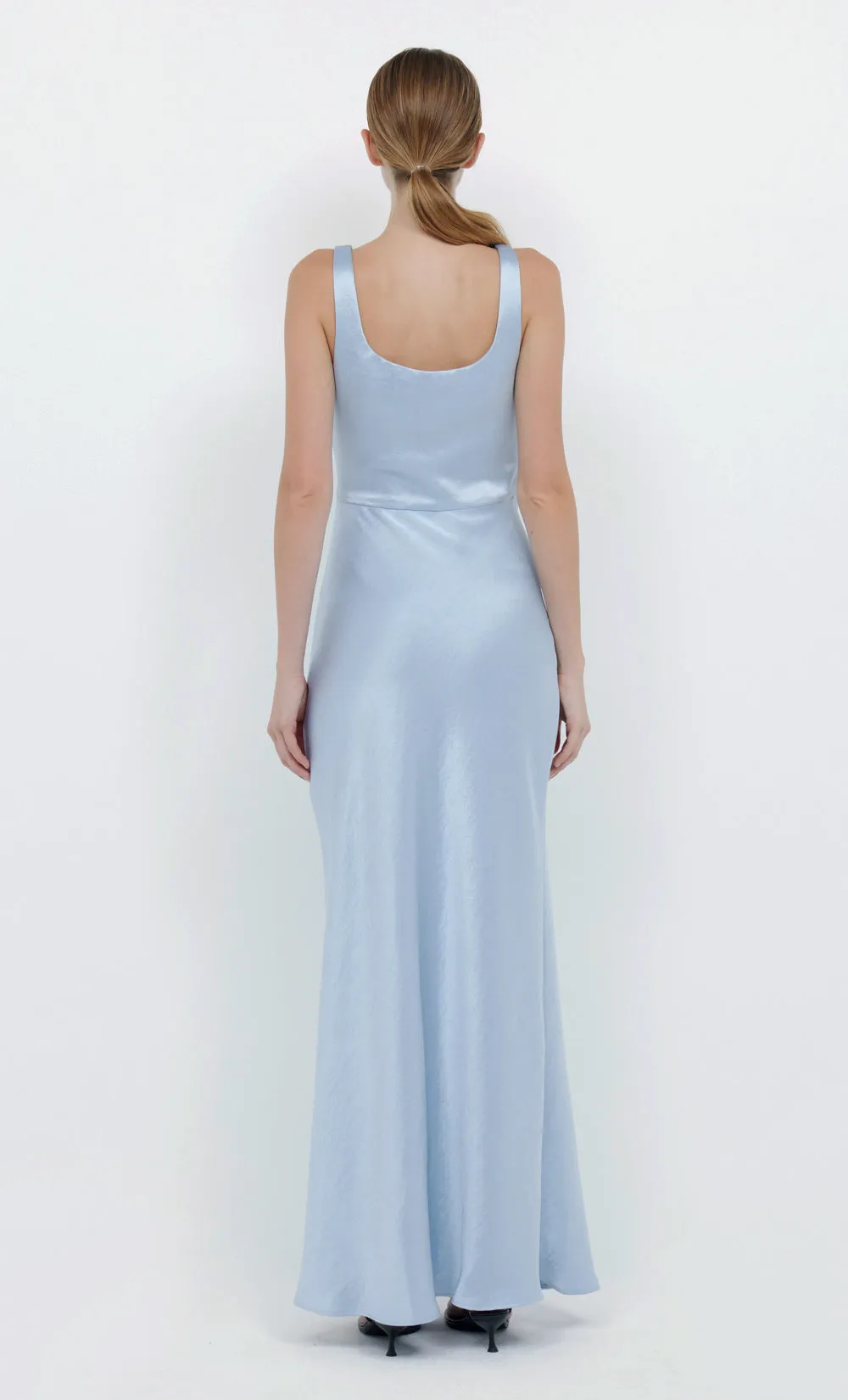 THE DREAMER SQUARE NECK DRESS - DUSTY BLUE sold by bec + bridge product image thumbnail 2