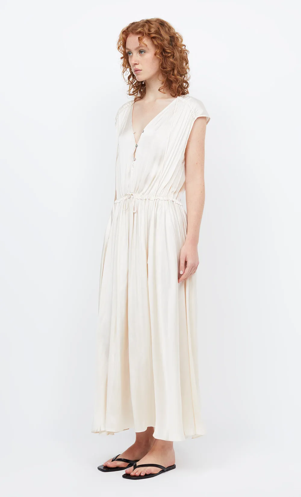 PARADISE BUTTON UP MAXI - IVORY sold by bec + bridge product image thumbnail 4