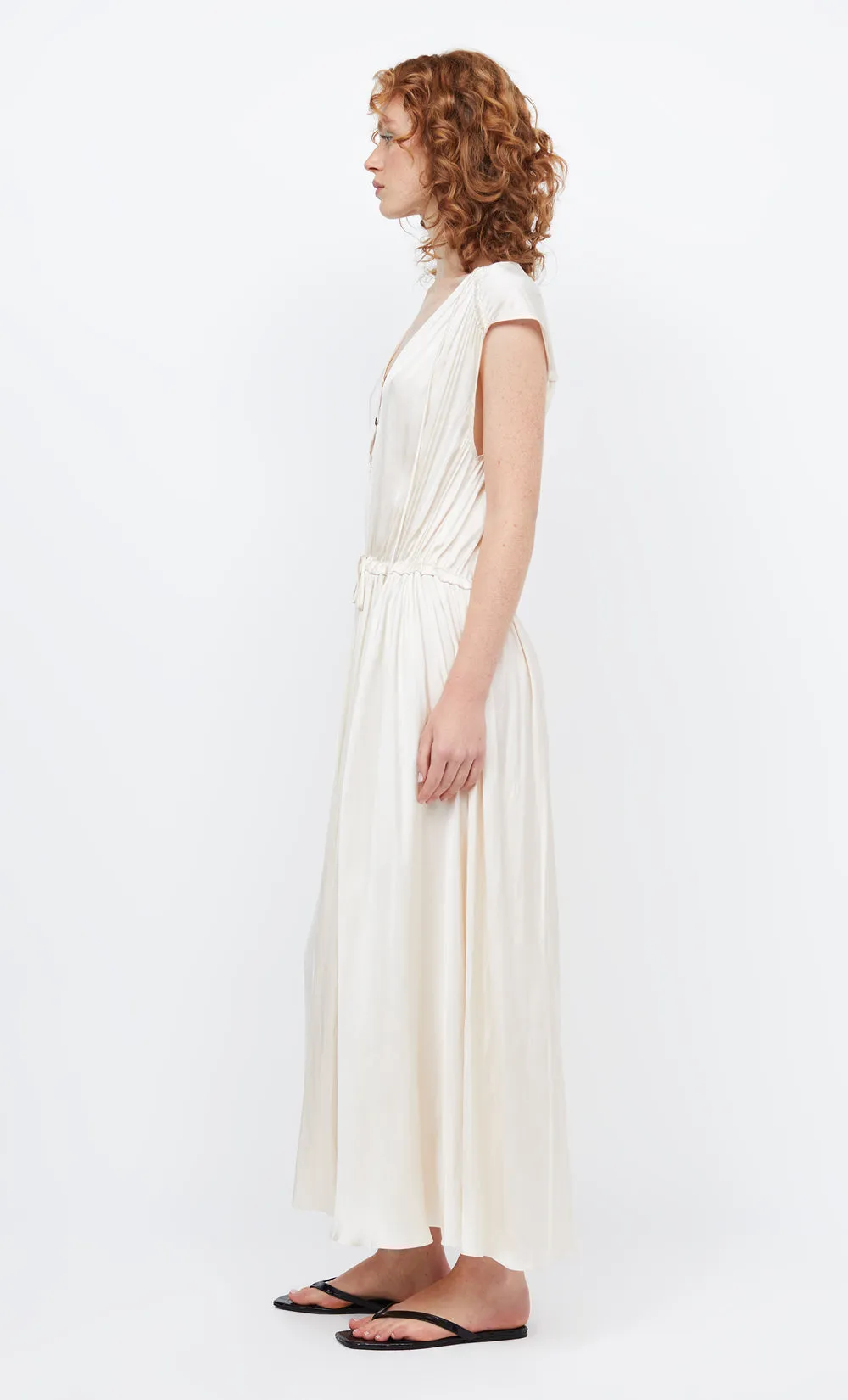 PARADISE BUTTON UP MAXI - IVORY sold by bec + bridge product image thumbnail 5