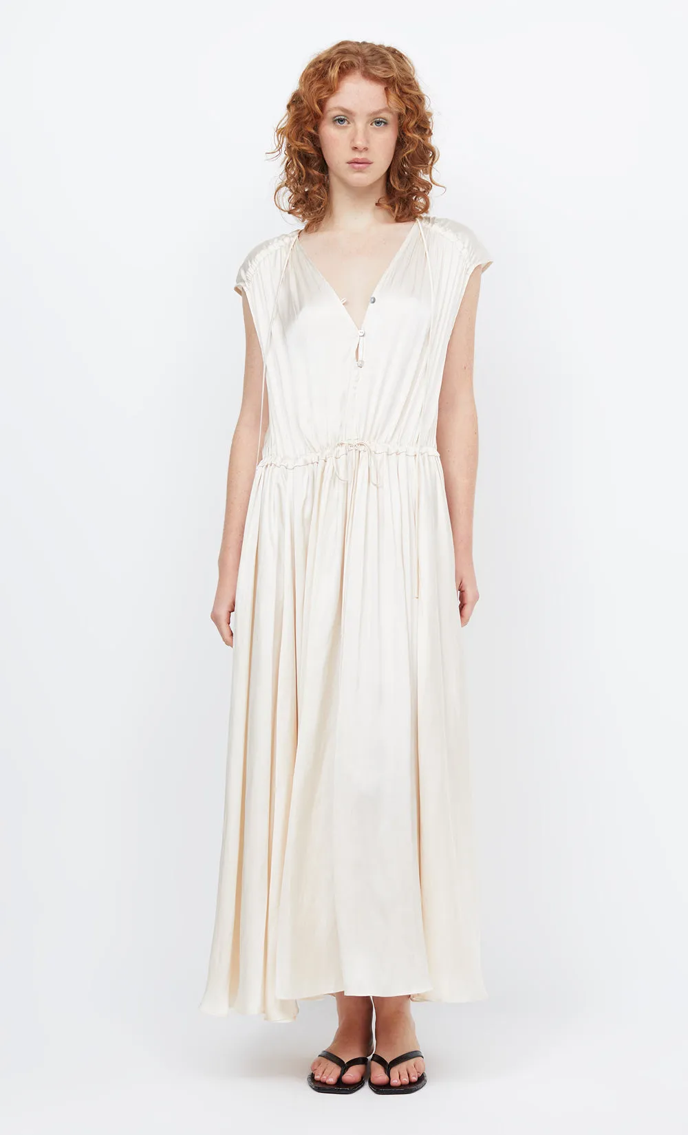 PARADISE BUTTON UP MAXI - IVORY sold by bec + bridge product image thumbnail 2