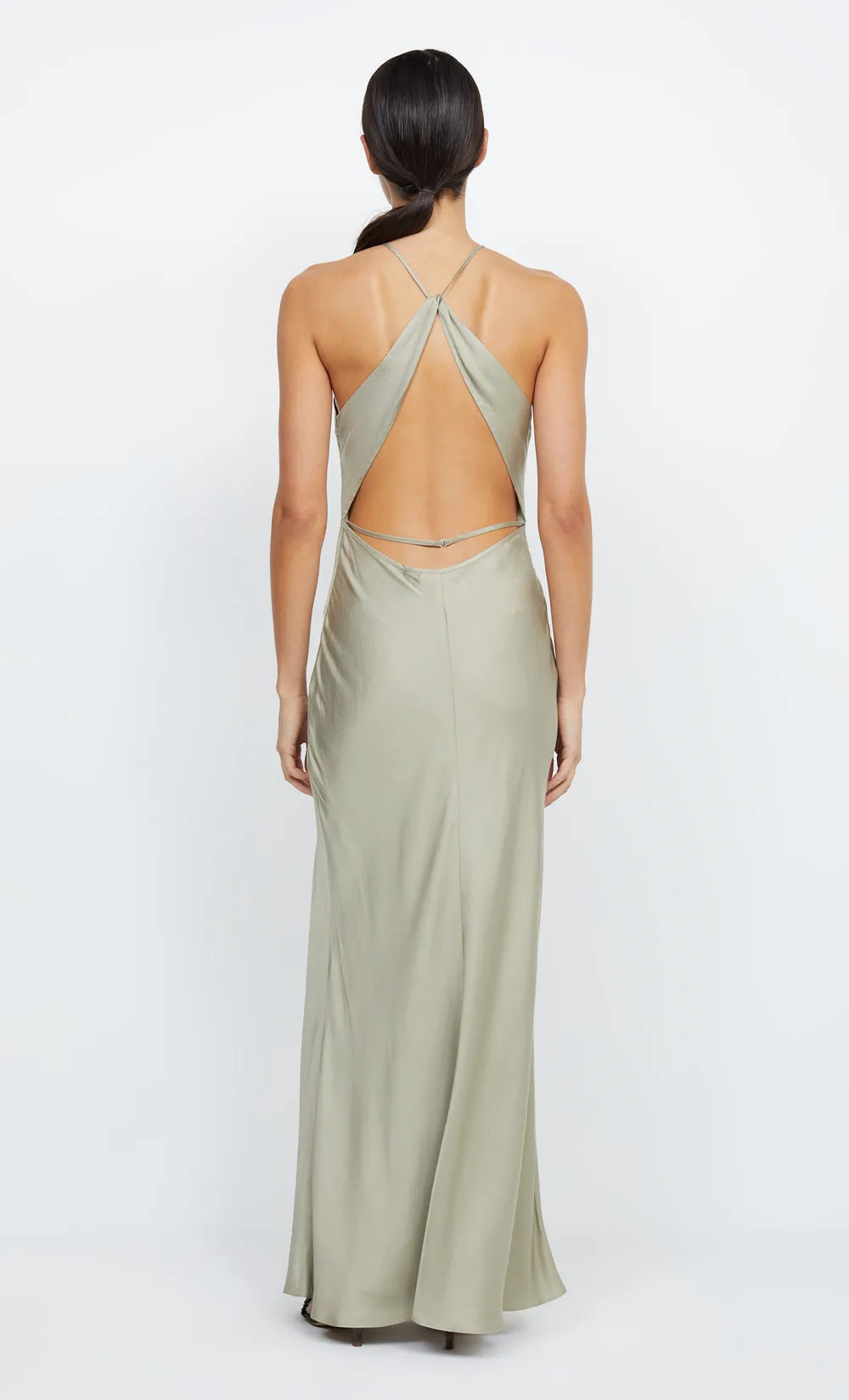 ADORE HALTER MAXI DRESS - SAGE sold by bec + bridge product image thumbnail 3