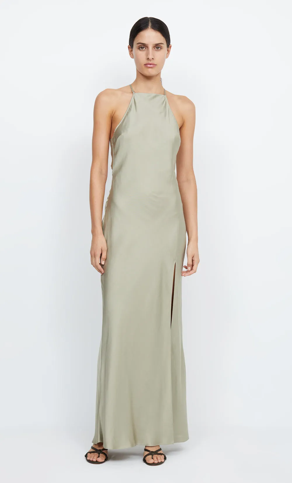 ADORE HALTER MAXI DRESS - SAGE sold by bec + bridge product image thumbnail 2