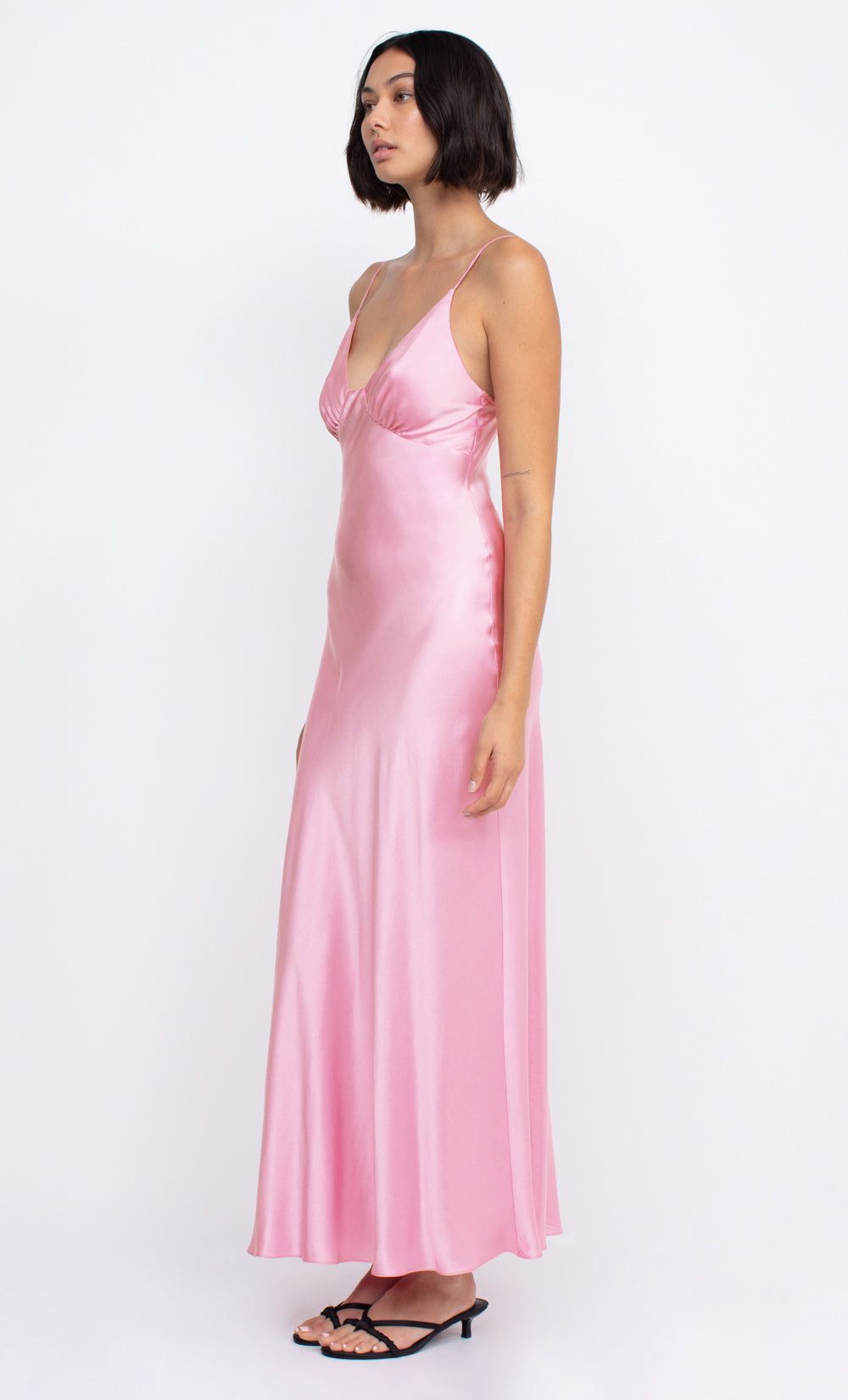 AMBER V MAXI DRESS - CANDY PINK sold by bec + bridge product image thumbnail 3