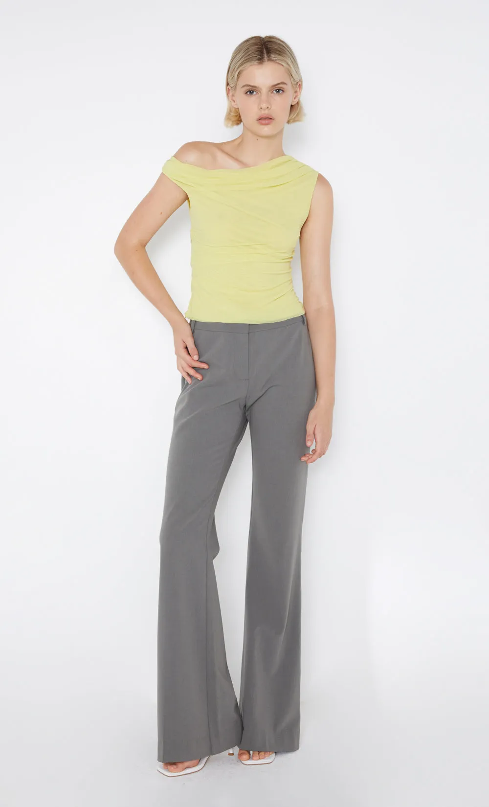 VICTORIA ASYM TOP - LEMON sold by bec + bridge