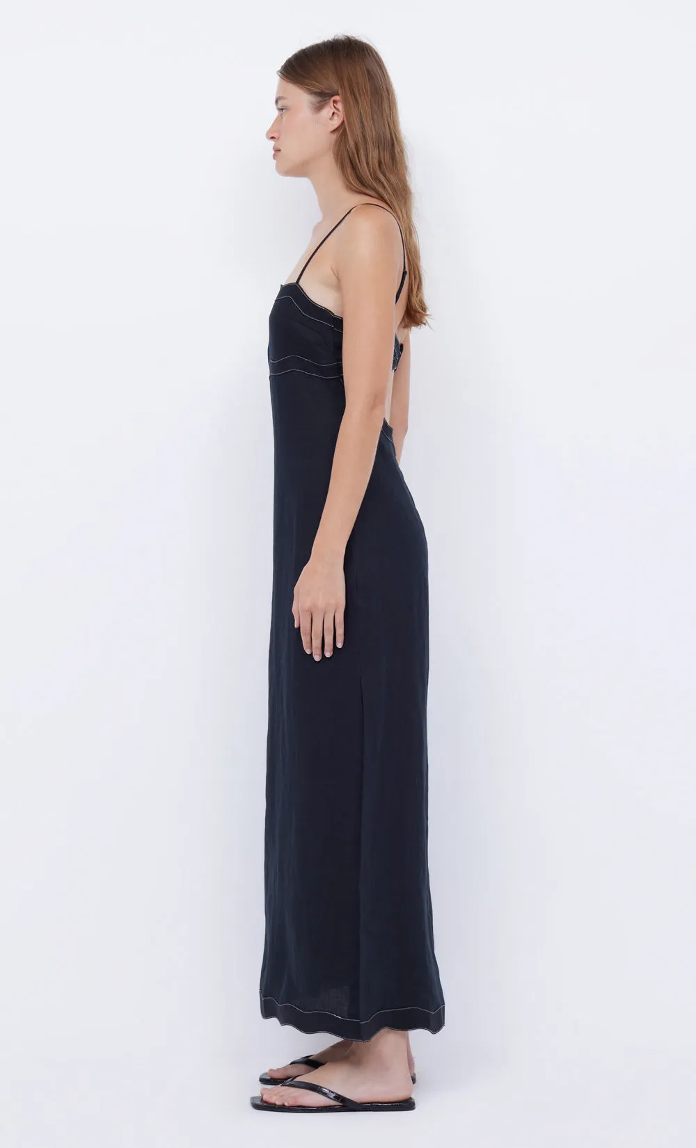 TALLULAH MAXI DRESS - BLACK/BLACK sold by bec + bridge product image thumbnail 4