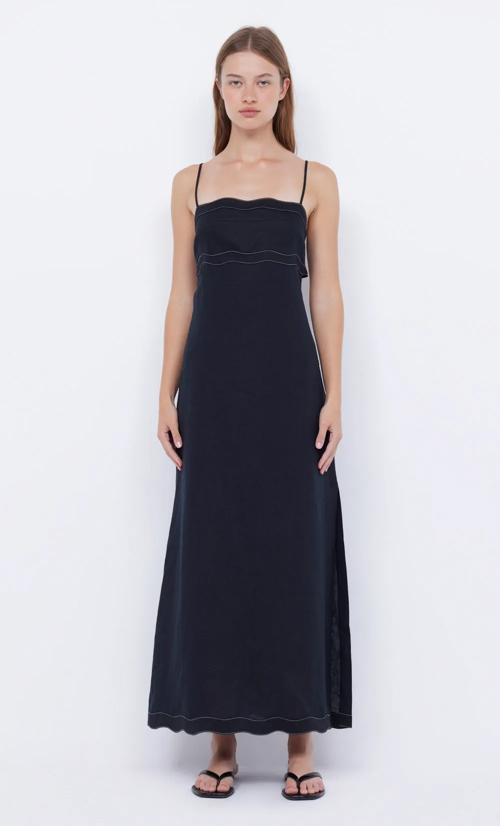 TALLULAH MAXI DRESS - BLACK/BLACK sold by bec + bridge