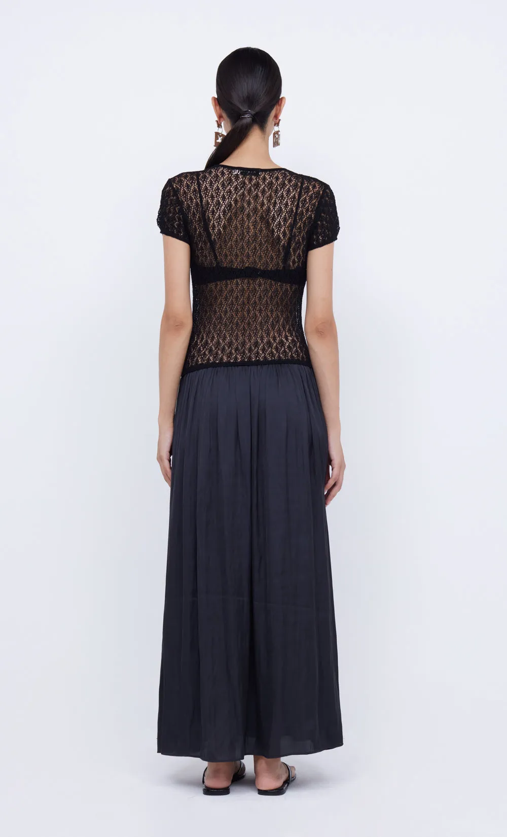 BREEZE S/S MAXI DRESS - BLACK sold by bec + bridge product image thumbnail 4