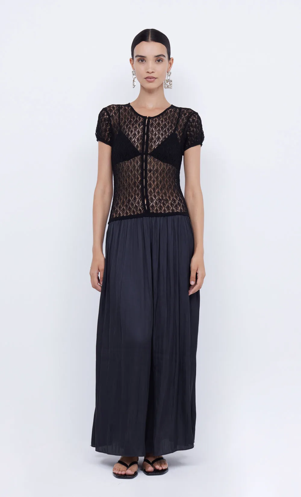 BREEZE S/S MAXI DRESS - BLACK sold by bec + bridge product image thumbnail 5
