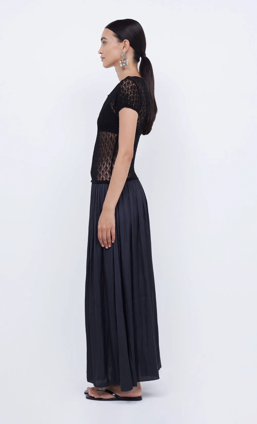BREEZE S/S MAXI DRESS - BLACK sold by bec + bridge product image thumbnail 2