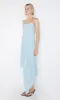 ELZETTE STRAPLESS MIDI DRESS - DOLPHIN BLUE sold by bec + bridge